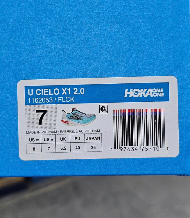 کتونی ویتنامی هوکا سیلو ایکس وان HOKA Cielo X1 / ضمانت وارداتی ویتنام و کیفیت بالا / سایز ۴۰ الی ۴۵