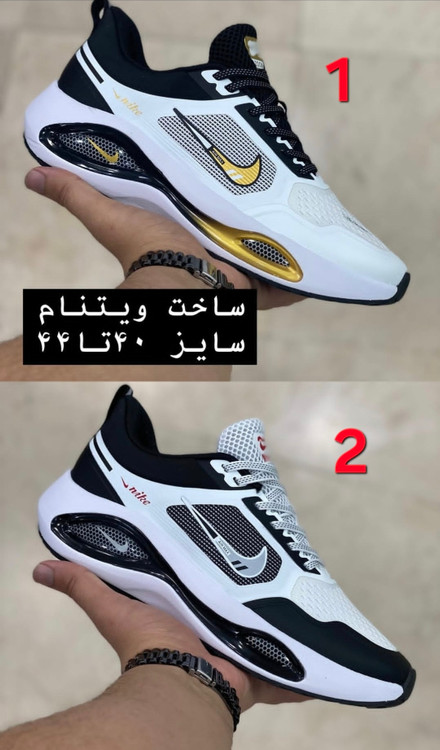 کتونی نایک ایر زوم Nike Air zoomباجعبه بارکددار سایز40الی 45 ساخت ویتنام فروش عمده و تک