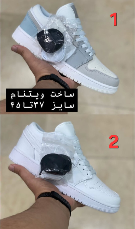 کفش نایک ایر جردن وان، تولید ۲۰۲۶ ساخت ویتنام سایز ۳۸ تا ۴۵ فروش بصورت عمده و تک . کتونی ۱ Nike Air jordan . کتونی ویتنامی ست جذاب زنانه و مردانه