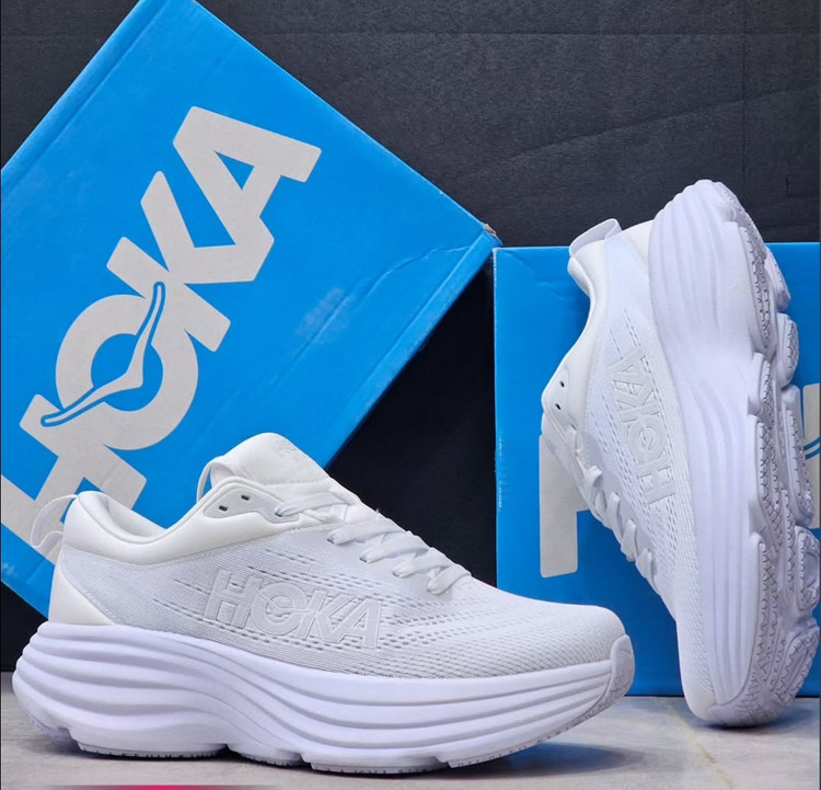 کتونی هوکا باندی ۸ ست زن و مردHoka bandi8ساخت ویتنام/کیفیت مستر کوالیتی /فروش تکی و عمده