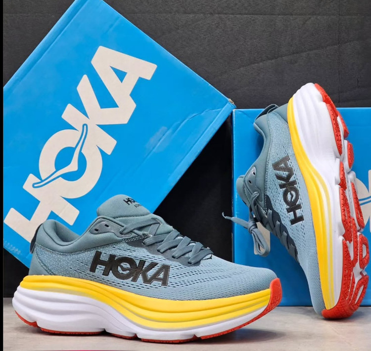 کتونی هوکا باندی ۸ ست زن و مردHoka bandi8ساخت ویتنام/کیفیت مستر کوالیتی /فروش تکی و عمده