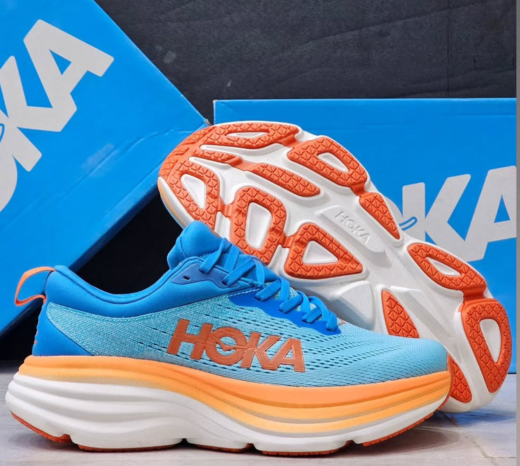 کتونی هوکا باندی ۸ ست زن و مردHoka bandi8ساخت ویتنام/کیفیت مستر کوالیتی /فروش تکی و عمده