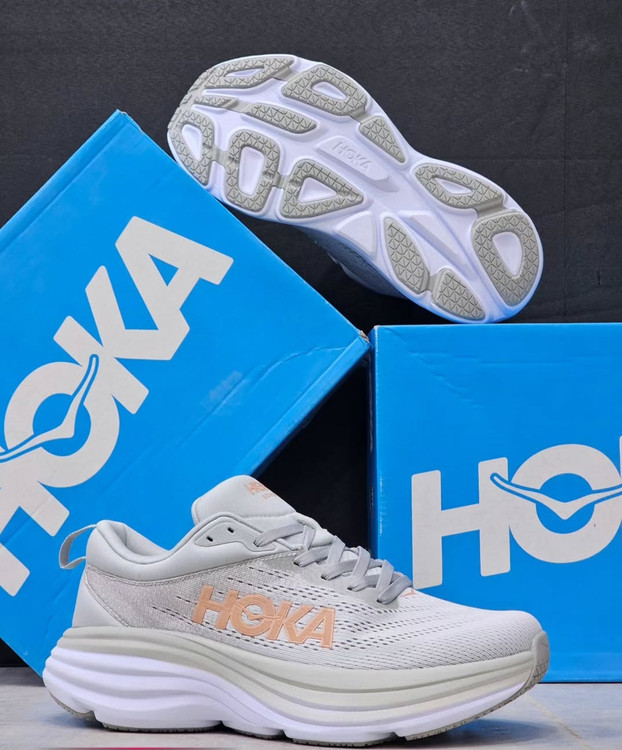 کتونی هوکا باندی ۸ ست زن و مردHoka bandi8ساخت ویتنام/کیفیت مستر کوالیتی /فروش تکی و عمده