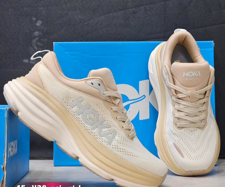 کتونی هوکا باندی ۸ ست زن و مردHoka bandi8ساخت ویتنام/کیفیت مستر کوالیتی /فروش تکی و عمده