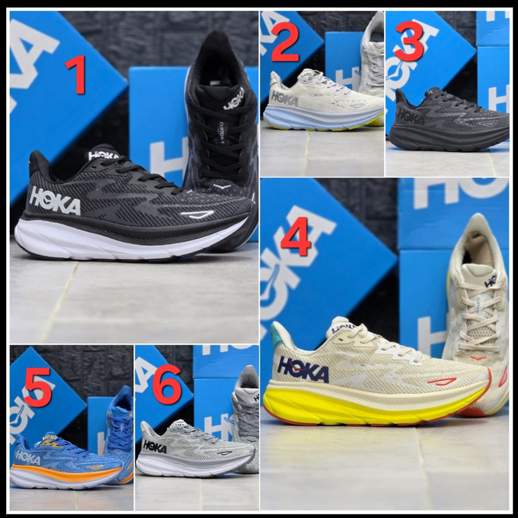 کتونی هوکا کلیفتون ۹Hoka Clifton ۹ ساخت ویتنام سایز ۴۰ الی ۴۵ فروش تکی و عمده