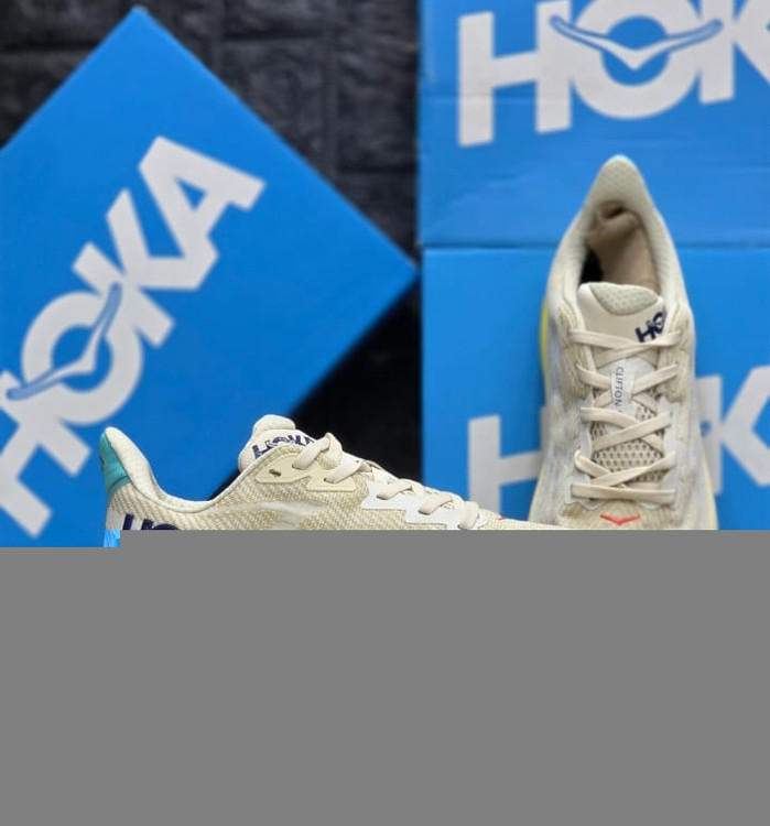 کتونی هوکا کلیفتون ۹Hoka Clifton ۹ ساخت ویتنام سایز ۴۰الی ۴۵ فروش بصورت عمده و تک