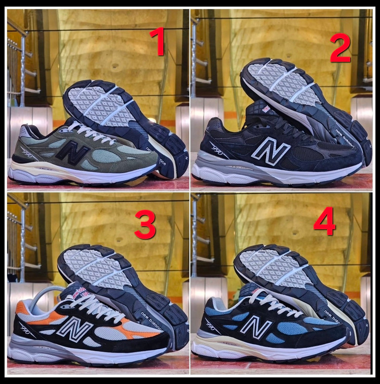 کتونی خارجی نیوبالانس ۹۹۰/مستر کوالیتی A/سایز ۴۰ تا ۴۵/ Newbalance 990 v3/ساخت ویتنام