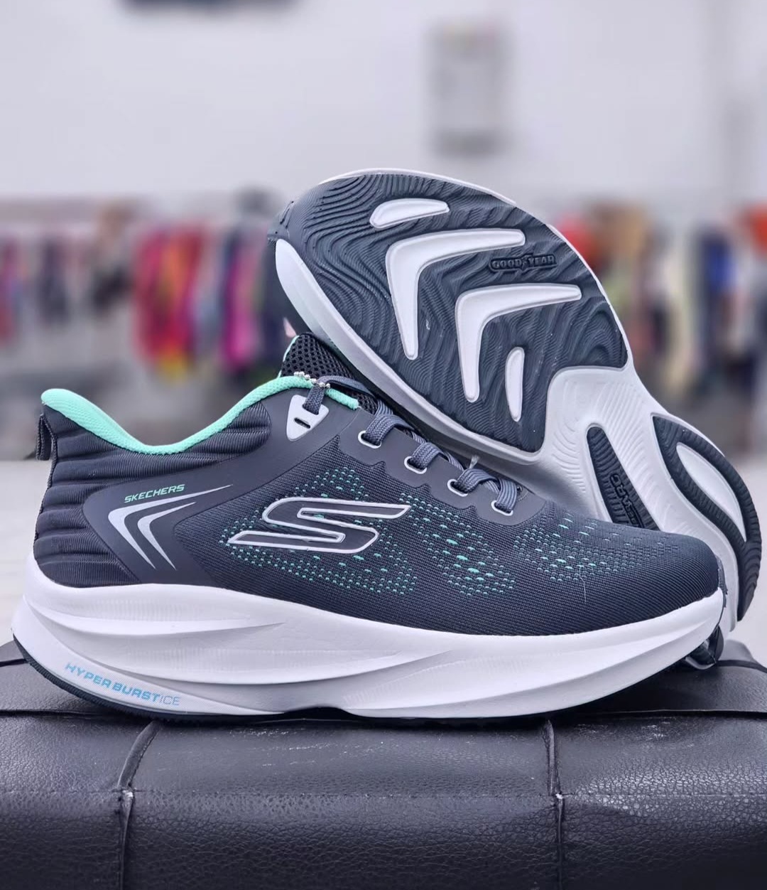 کتونی ویتنامی اسکیچرز گوران هایپر برست/Skechers Go Run Hyper Burst/ساخت ویتنام/سایز ۳۷ الی ۴۰/فروش تکی و عمده