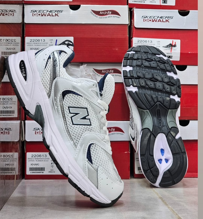 کتونی خارجی نیوبالانس ۵۳۰ست جذاب / new balance 530/مستر کوالیتی A/ست اسپرت مناسب پیاده رویی،دویدن ،رانینگ/سایز ۳۷تا ۴۵ همراه با جعبه بارکد دار فروش تکی و عمده