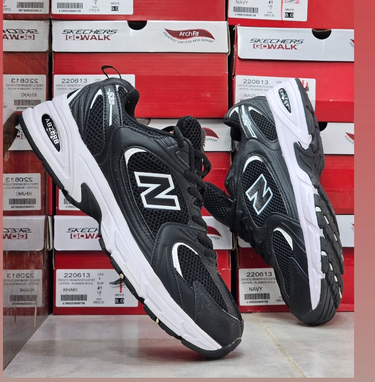 کتونی خارجی نیوبالانس ۵۳۰ست جذاب / new balance 530/مستر کوالیتی A/ست اسپرت مناسب پیاده رویی،دویدن ،رانینگ/سایز ۳۷تا ۴۵ همراه با جعبه بارکد دار فروش تکی و عمده