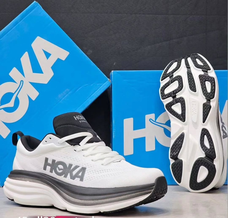 کتونی هوکا باندی ۸ ساخت ویتنام سایز ۳۸ تا ۴۵ فروش بصورت عمده و تک.مخصوص پیاده رویی و رانینگ hoka bandi 8 vietnam