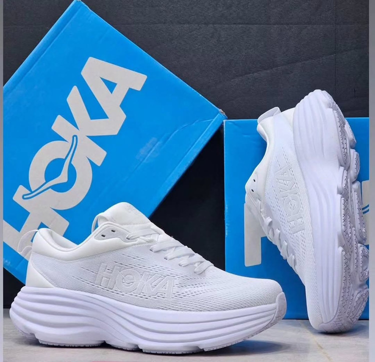 کتونی هوکا باندی ۸ ساخت ویتنام سایز ۳۸ تا ۴۵ فروش بصورت عمده و تک.مخصوص پیاده رویی و رانینگ hoka bandi 8 vietnam