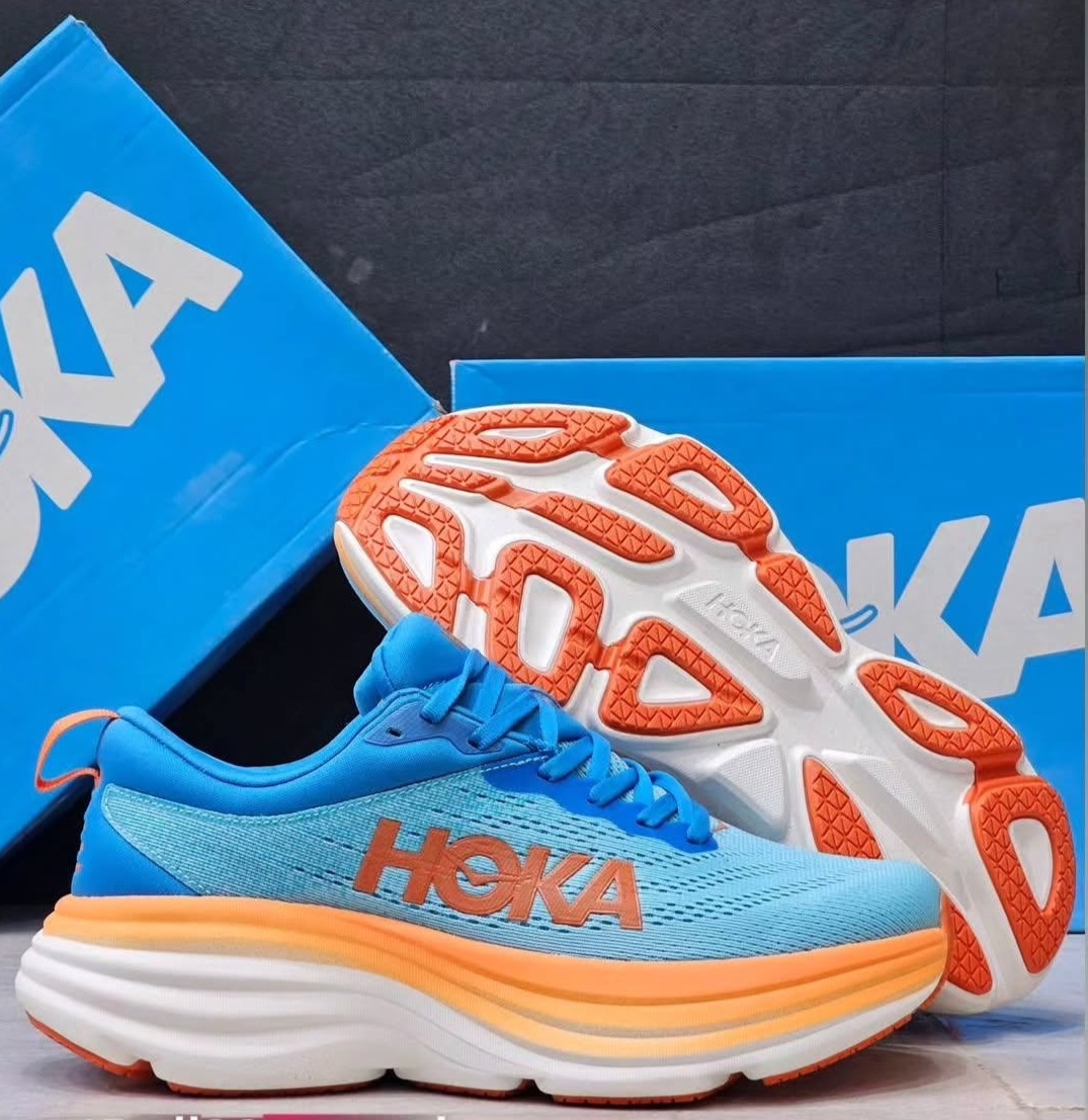 کتونی وارداتی هوکا باندی ۸ ست زن و مرد/سایز ۳۷ الی ۴۵/ ساخت ویتنام / کیفیت مستر کوالیتی / hoka bondi 8 / تضمین کیفیت کالا