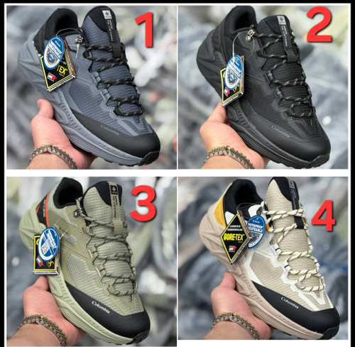 کتونی ویتنامی کلمبیا گورتکس ضد آب زیره ویبرام مستر کوالیتیAسایز ۴۰ تا۴۵ Colombia kailas mountain wander _2 GTX low waterproof Trekking shoes vietnam .فروش تکی و عمده