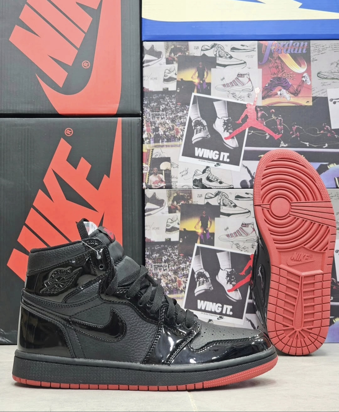 کتونی نایک جردن Nike jordan vietnamساخت ویتنام سایز 40 تا 45 فروش تکی وعمده