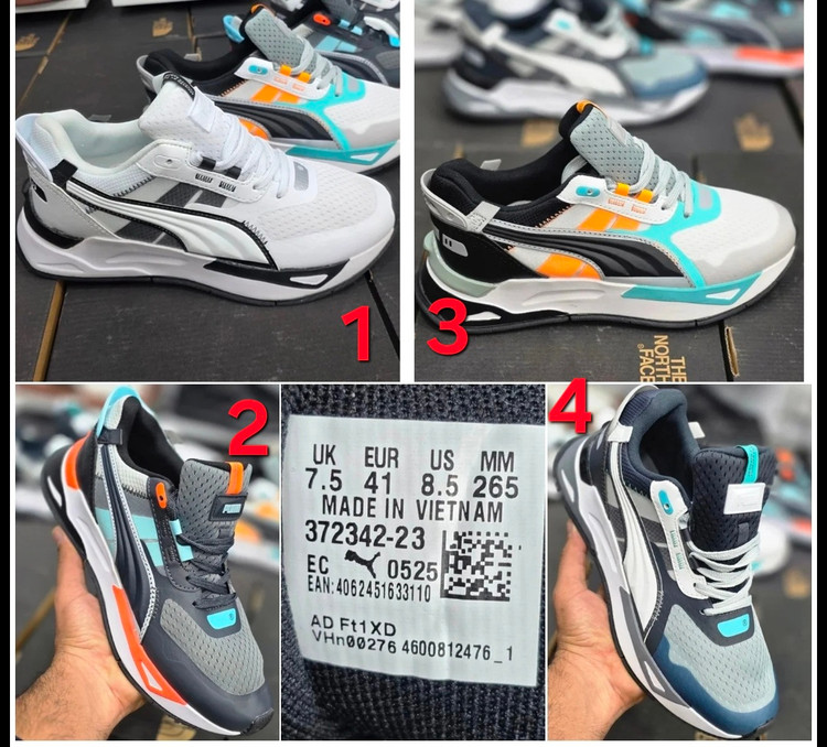 کتونی ویتنامی پوما ترینیتی 2/puma trinity 2/ساخت ویتنام/سایز ۴۰ الی ۴۵فروش تکی و عمده ضمانت کالا