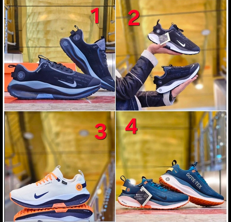 کتونی نایک اینفینیتی ران ۴ دولایه گورتکس/ Nike React Infinity Run 4 Goretex Herenساخت ویتنام فروش تکی و عمده سایز ۴۰ الی۴۵. تضمین کالا