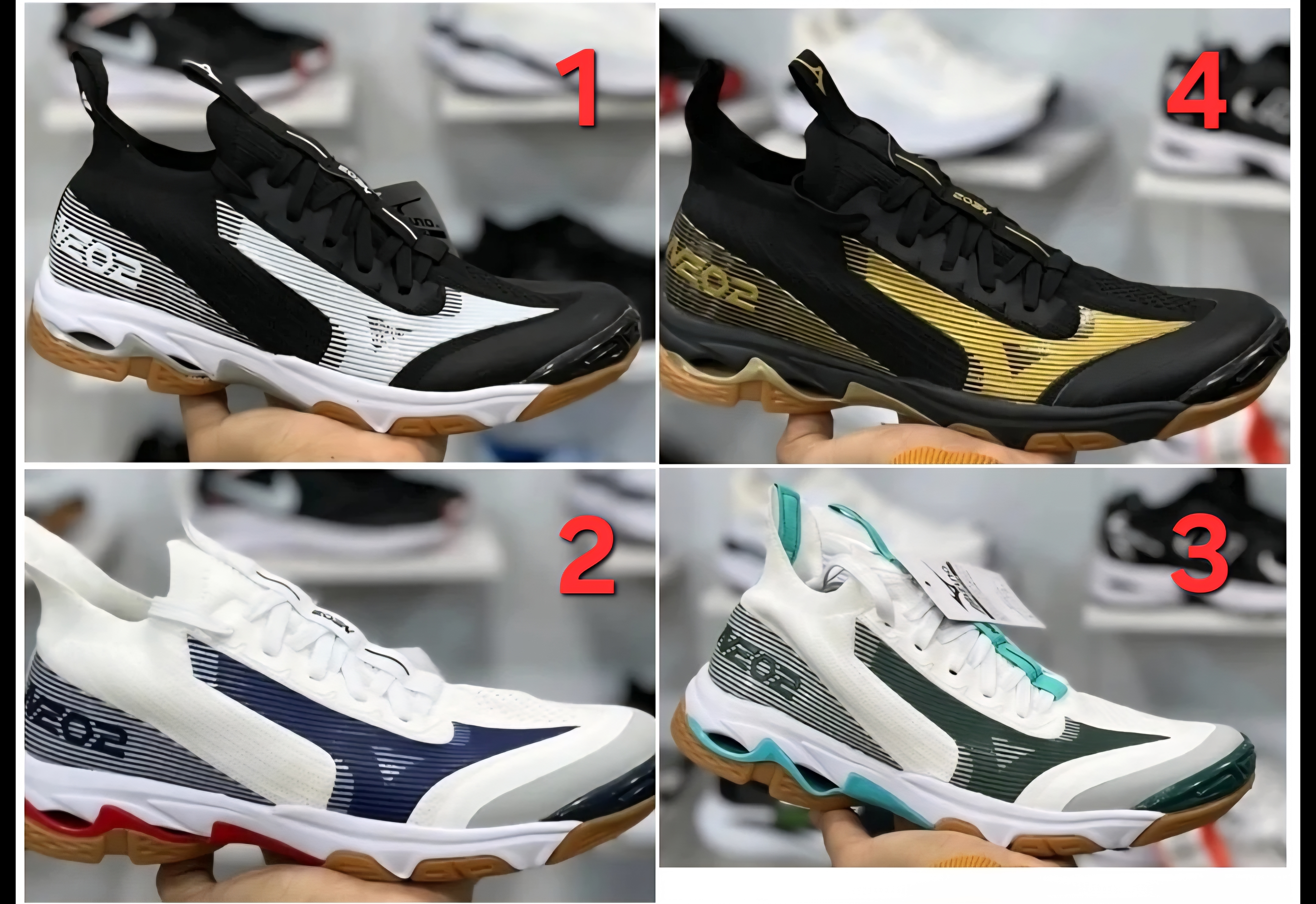 کتونی سالنی میزانو ویو لایتنینگ نئو 2/Mizuno Wave Lightning Neo 2/سایز 40 الی 45/