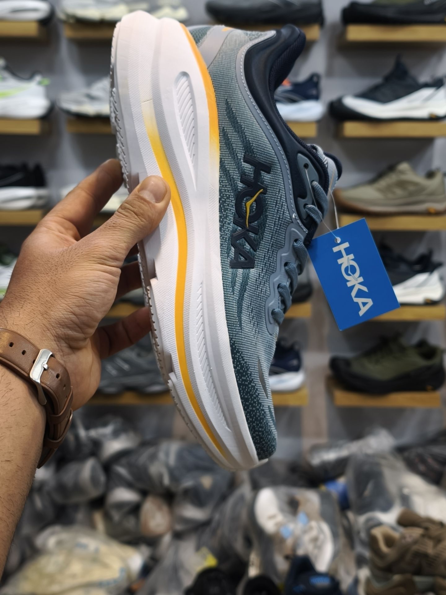 کتونی رانینگ هوکا باندی 9 مسترکوالیتی /سایز 40 تا 45/Hoka Bondi 9/فروش عمده و تک