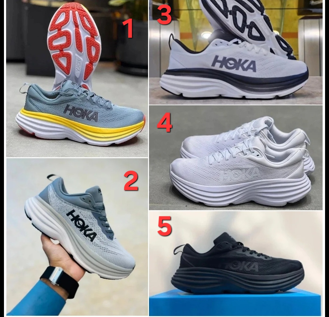 کتونی رانینگ هوکا باندی ۸ مسترکوالیتی /سایز 38 تا 45/ Hoka Bondi 8 /