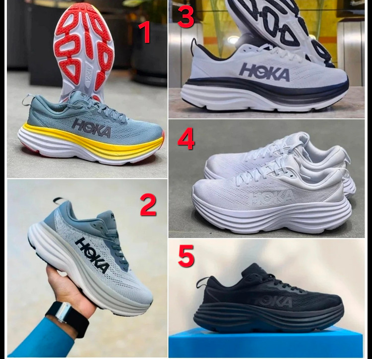 کتونی رانینگ هوکا باندی ۸ مسترکوالیتی /سایز 38 تا 45/ Hoka Bondi 8 /