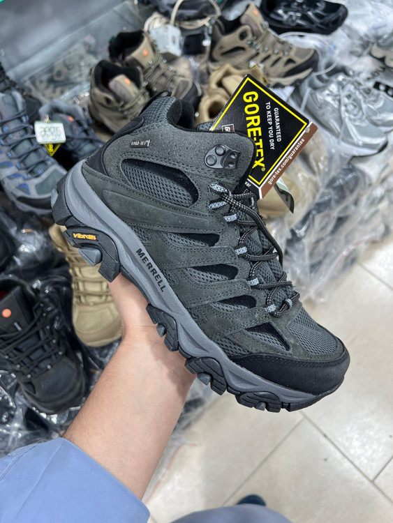 بوت مرل گورتکس /سایز ۴۰ الی ۴۵ / زیره ویبرام / Merrell Moab 3 Mid GTX