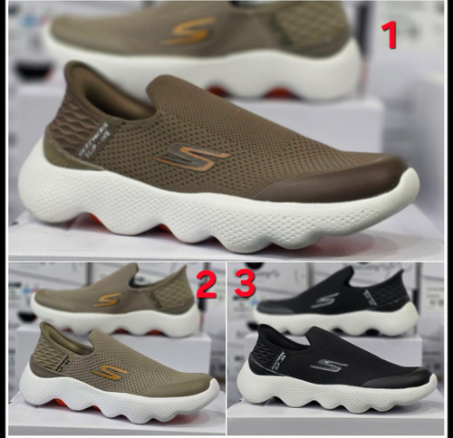 کتونی اسکیچرز با زیره ماساژوری /Skechers Slip Ins Uomo/اسلیپ امو طبی و سبک و راحت / ساخت ویتنام وارداتی/ سایز۴۰ تا ۴۵/فروش بصورت عمده و تک