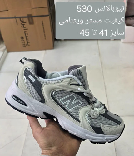 کتونی نیوبالانس 530 ویتنامی کیفیت مستر Aسایز بندی کامل 36 تا 45 New balance 530