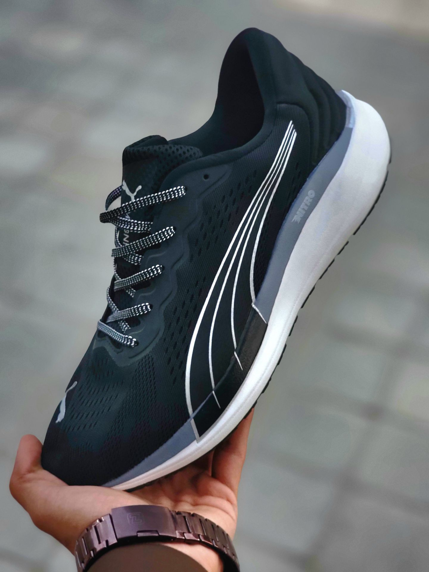 کفش ویتنامی پوما نیترو /Puma NITRO/ساخت ویتنام/سایز 40 الی 45/فروش تکی و عمده ضمانت کالا