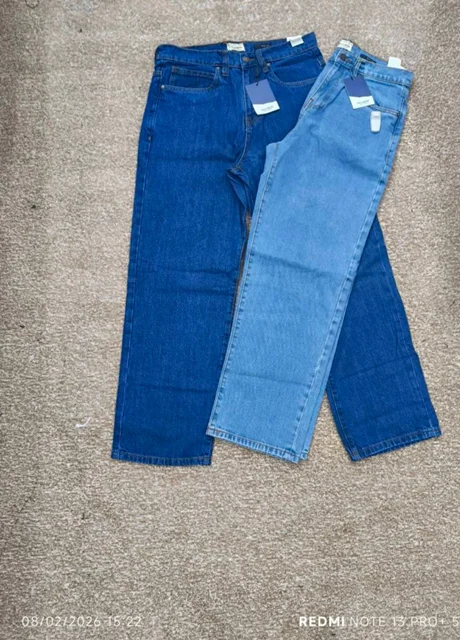 شلوار لی نیمبگ مردانه اورجینال Pull & Bear (آبی روشن و تیره) – سایز ۳۰ تا ۳۶