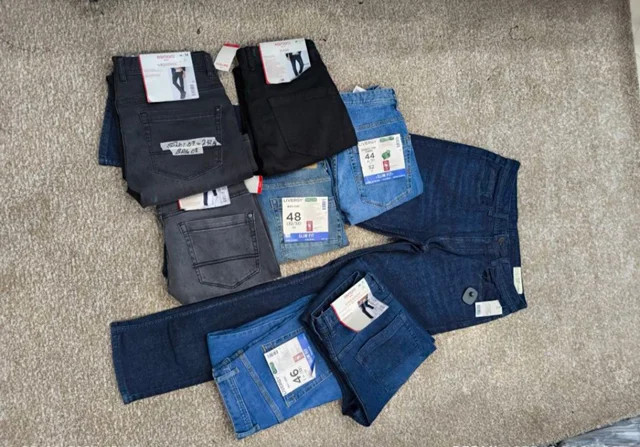شلوار لی اورجینال مردانه راسته Livergy Original Jeans | جین مردانه اورجینال لیورجی /سایز خارجی 30 تا 36 // سایز بندی ایرانی 40 تا 46/