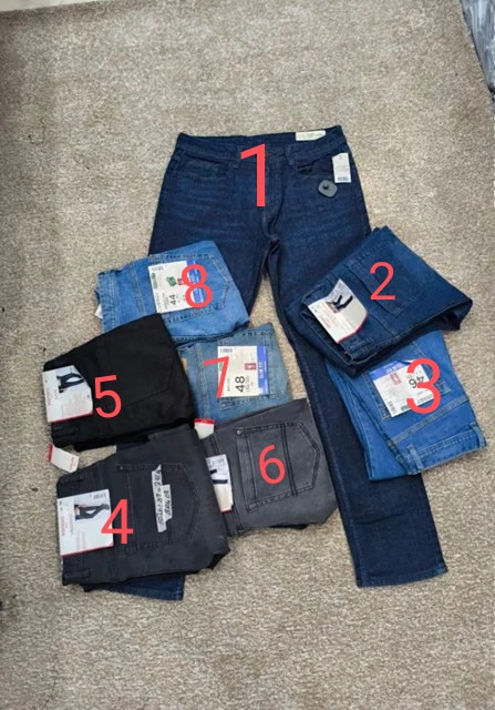 شلوار لی اورجینال مردانه راسته Livergy Original Jeans | جین مردانه اورجینال لیورجی /سایز خارجی 30 تا 36/ سایز بندی ایرانی 40 تا 46/فروش تکی و عمده