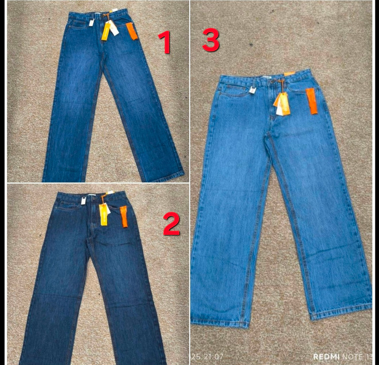 شلوار جین مردانه مامفیت Pull&Bear اصل | استریت استایل اورجینال Men’s Mom Fit Jeans / سایز ایرانی 40 تا 46/ قد 108 تا 110