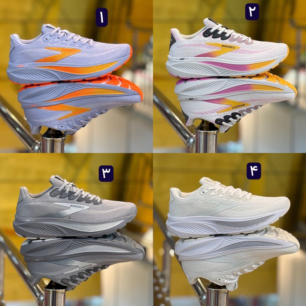 کتونی بروکس گاست ۱۷ / Brooks Ghost 1۷ / سایزبندی 40 تا 45/ساخت ویتنام/ فروش تکی و عمده/ ضمانت کالا