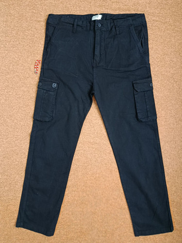شلوار کتان شش جیب PULL&BEAR مدل راسته آزاد/ قد 105 / | سایز 42 ۴۴ ۴۶ ۴۸ ۵۰ ۵۲