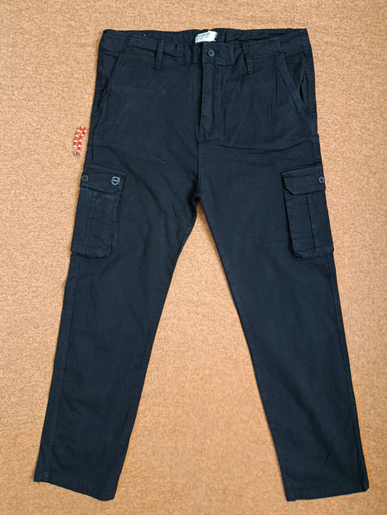 شلوار کتان شش جیب PULL&BEAR مدل راسته آزاد/ قد 105 / | سایز 42 ۴۴ ۴۶ ۴۸ ۵۰ ۵۲