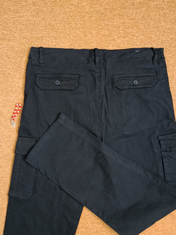 شلوار کتان شش جیب PULL&BEAR مدل راسته آزاد/ قد 105 / | سایز 42 ۴۴ ۴۶ ۴۸ ۵۰ ۵۲