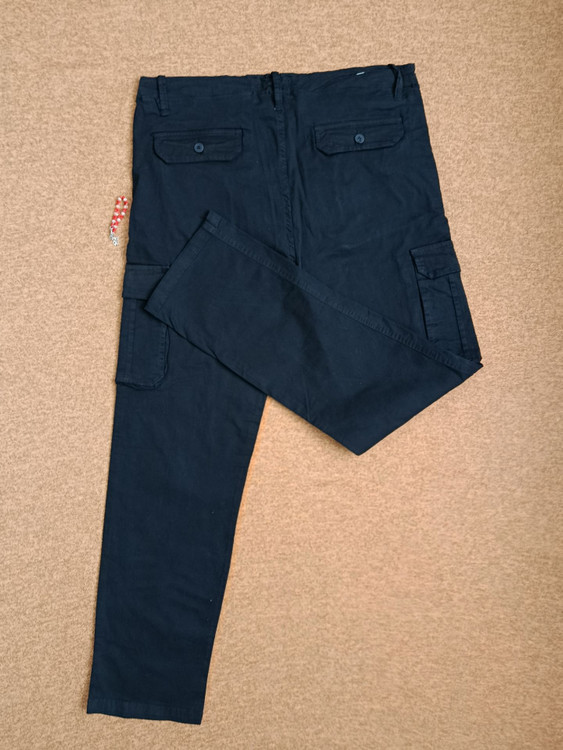 شلوار کتان شش جیب PULL&BEAR مدل راسته آزاد/ قد 105 / | سایز 42 ۴۴ ۴۶ ۴۸ ۵۰ ۵۲
