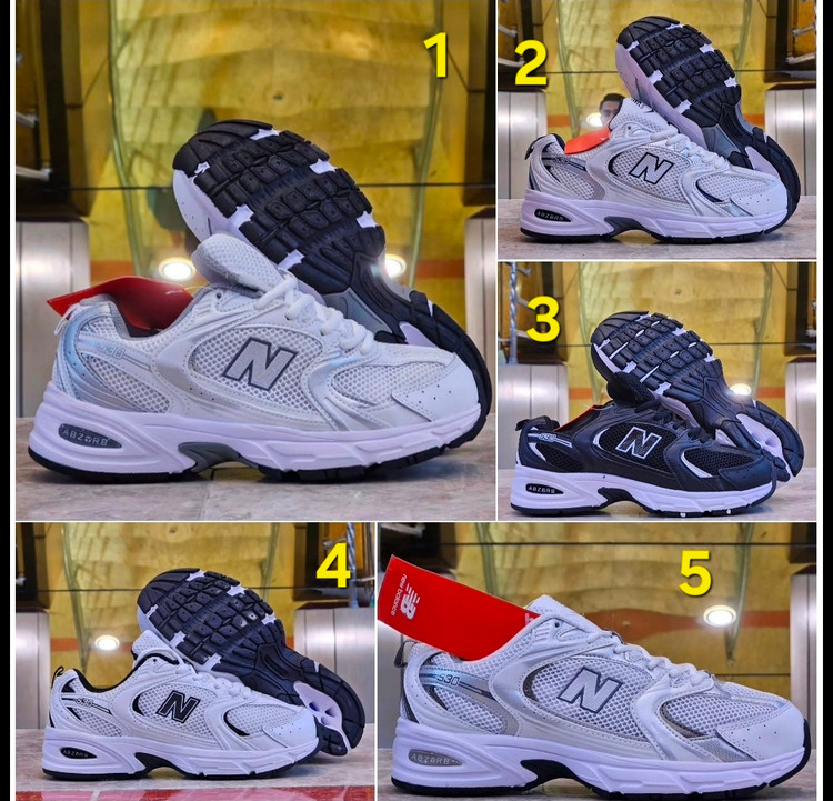 کتونی نیوبالانس ۵۳۰/ new balance 530/ساخت ویتنام/ست اسپرت مناسب پیاده رویی،دویدن ،رانینگ/سایز۳۸_۳۹_۴۰_۴۱_۴۲_۴۳_۴۴_۴۵ همراه با جعبه بارکد دار فروش بصورت تکی و عمده