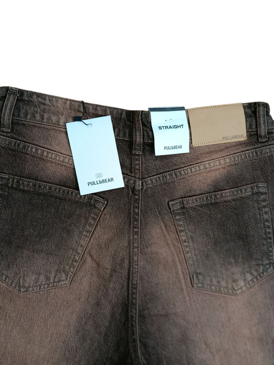 خرید شلواراورجینال جین مام بگ پول اند بیر Pull&Bear | فیت آزاد، قد 110، سایز ۴۰ ۴۲ ۴۴ ۴۶ ۴۸ استایل ترندی و راحت/فروش تکی و عمده