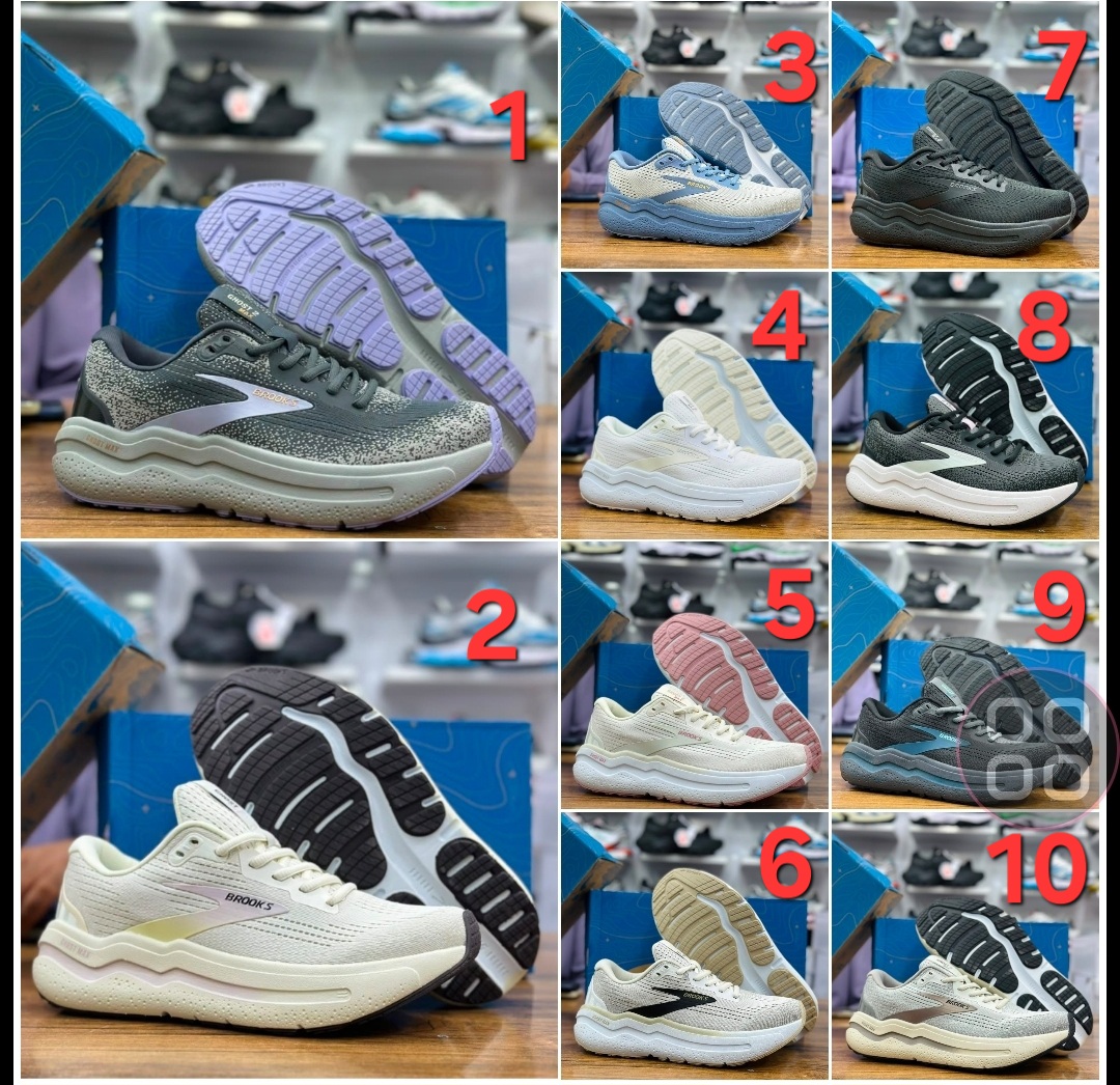 کتونی رانینگ و پیاده روی وارداتی بروکس گاست مکس ۲/Brooks ghost max 2 / ساخت ویتنام / سایز 40 الی 45/ضمانت اصالت کالا