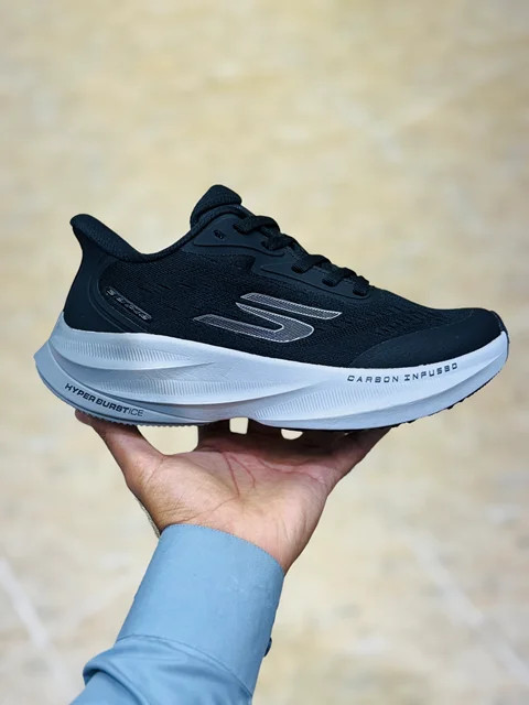 کتونی اسکیچرز هایپر برست کربن مستر کوالیتی/Skechers Hyper Burst Carbon/ساخت ویتنام/سایز۳۷ الی ۴۰/فروش تکی و عمده