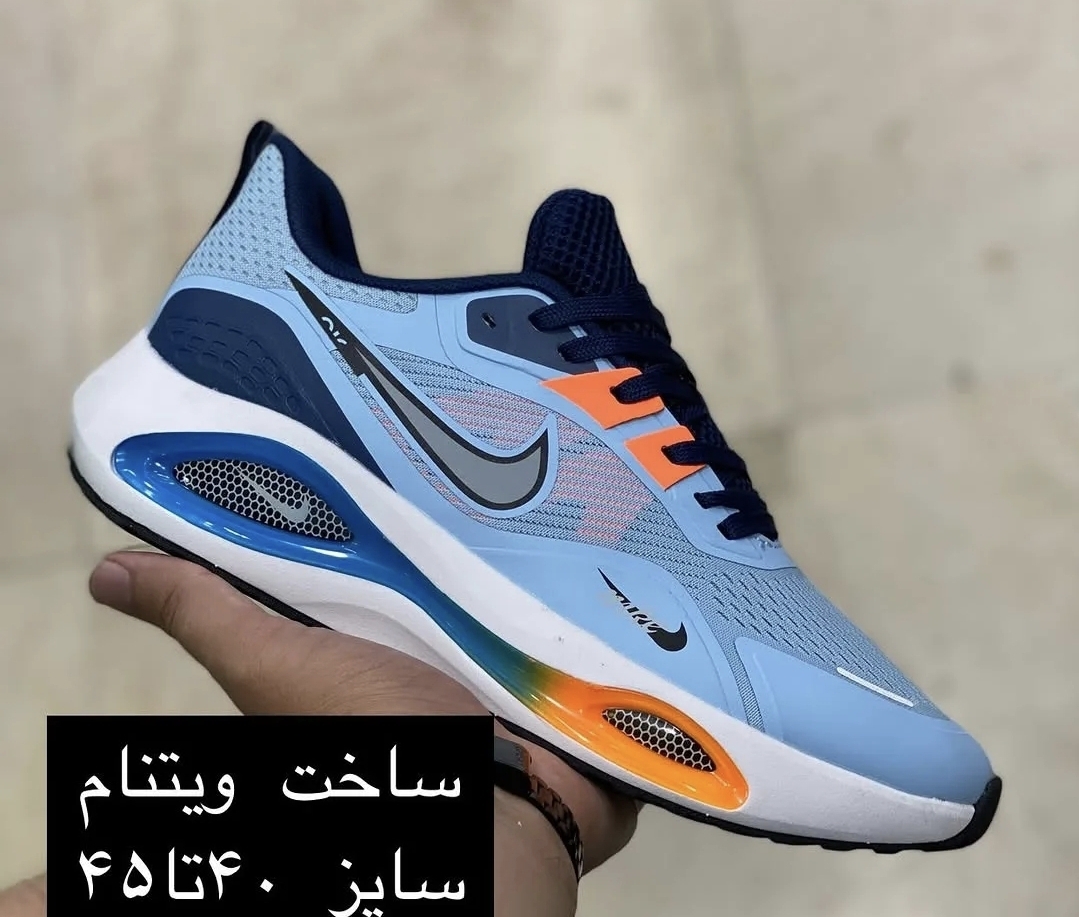 کتونی ویتنامی نایک ایر زوم وینفلو 2/سایز 40 ۴۱ ۴۲ ۴۳ ۴۴ ۴۵/Nike Air Zoom Winflo 2/ساخت ویتنام جعبه بارکد دار/ فروش ویژه