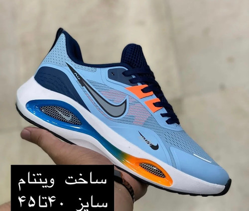 کتونی ویتنامی نایک ایر زوم وینفلو 2/سایز 40 ۴۱ ۴۲ ۴۳ ۴۴ ۴۵/Nike Air Zoom Winflo 2/ساخت ویتنام جعبه بارکد دار/ فروش ویژه