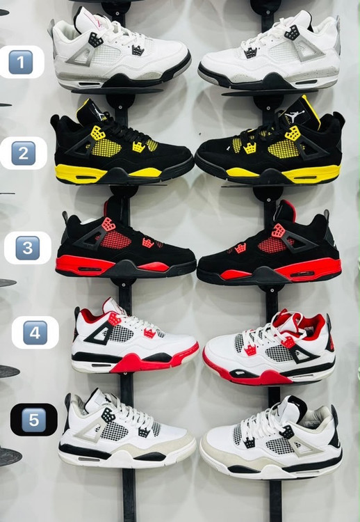کتونی ویتنامی نایک ایر جردن۴/Nike Air Jordan ۴/ساخت ویتنام/سایز ۴۰ ۴۱ ۴۲ ۴۳ ۴۴ ۴۵ ۴۶ ۴۷فروش تکی و عمده/ضمانت اصالت کالا/