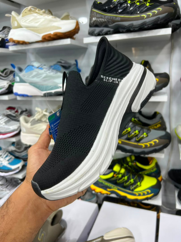 کتونی اسکیچرز اسلیپ اینز مردانه بدون بند مسترکوالیتی A/سبک و طبی و راحت/Skechers Slip _Ins /سایز ۴۰ ۴۱ ۴۲ ۴۳ ۴۴ ۴۵/ساخت ویتنام /فروش تکی و عمده/ضمانت اصالت کالا