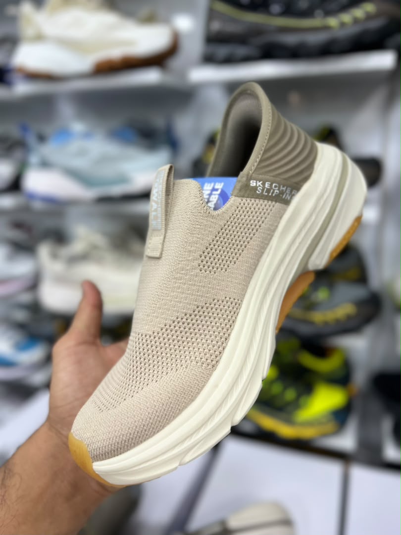کتونی اسکیچرز اسلیپ اینز مردانه بدون بند مسترکوالیتی A/سبک و طبی و راحت/Skechers Slip _Ins /سایز ۴۰ ۴۱ ۴۲ ۴۳ ۴۴ ۴۵/ساخت ویتنام /فروش تکی و عمده/ضمانت اصالت کالا