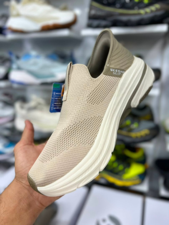 کتونی اسکیچرز اسلیپ اینز مردانه بدون بند مسترکوالیتی A/سبک و طبی و راحت/Skechers Slip _Ins /سایز ۴۰ ۴۱ ۴۲ ۴۳ ۴۴ ۴۵/ساخت ویتنام /فروش تکی و عمده/ضمانت اصالت کالا