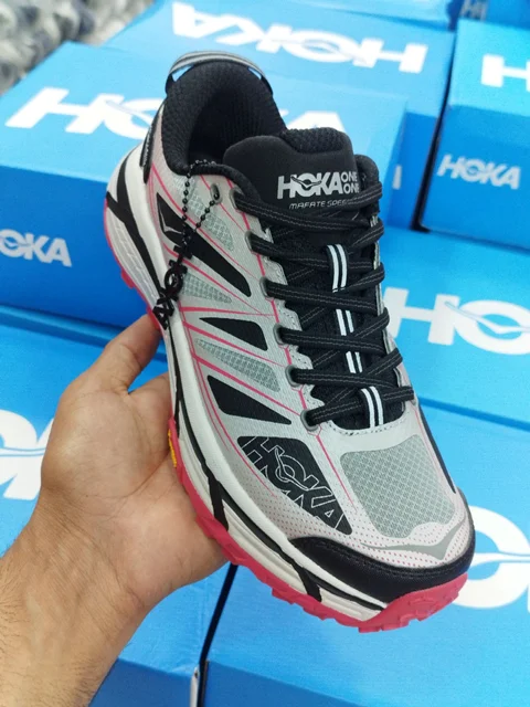 کتونی ویتنامی هوکا اسپید۳ مسترکوالیتی درجه ۱ ،HOKA Mafate Speed 3ساخت ویتنام وارداتی سایز 3۸الی ۴۵ فروش تکی و عمده ضمانت کیفیت کالا