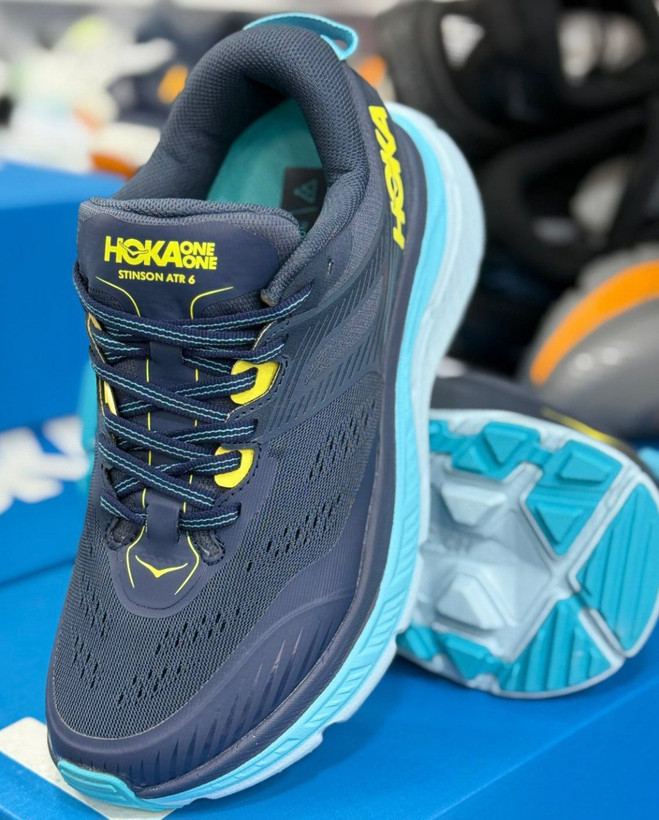کتونی تریل رانینگ مسترکوالیتی درجه ۱ هوکا استین سون آرت ۶ Hoka stinson Art 6ساخت ویتنام وارداتی سایز ۴۰ الی ۴۵ضمانت کیفیت کالا فروش تکی و عمده
